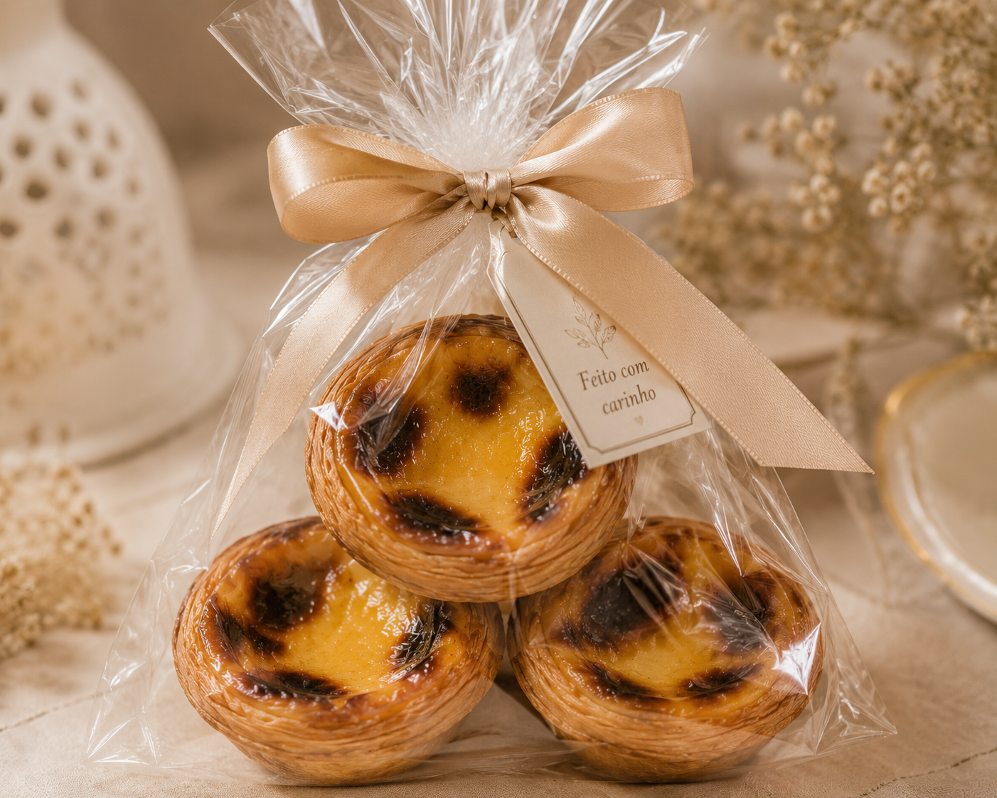Pastel de Belém embalado